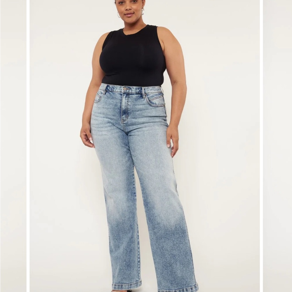 KanCan Classic Blue 90's Flare Women's Jeans